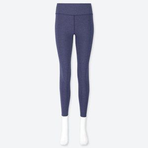 Uniqlo AIRism Leggings (Heather blue)
